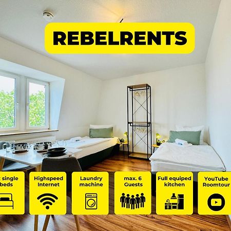 #3 Rebelrents - 6P Apartment, Modern, Stylisch Und Zentral! Zeitz Luaran gambar